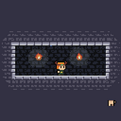 Mini Dungeon. Character Animation, Video Games, Pixel Art, and Game Development project by diegomoyamartinez - 01.14.2025