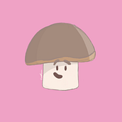 Bivi the Mushroom Character Concept. Ilustração digital, Desenho, Design de personagens, Criatividade, Desenho digital, Ilustração infantil, Álbum ilustrado, Concept Art, e Literatura infantil projeto de christian dove nicole - 15.01.2025