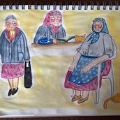 Character creation from observational drawing. Projekt z dziedziny Projektowanie postaci,  R, sunek, Trad, c, jna ilustracja i Sketchbook użytkownika Katie Chan - 15.01.2025