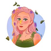 Rosa Pastel . Design de caractere, Desen digital, Ilustrație digitală și Pictură digitală de Karla Camila Ramirez Acosta - 01.15.2025