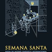 Cartel Semana Santa Toledo 2025 (PROPUESTA). Un proyecto de Diseño, Diseño de carteles, Diseño gráfico, Eventos, Ilustración digital e Ilustración vectorial de Jose María Aguado - 16.01.2025