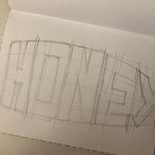 Honey. Projekt z dziedziny  R, sunek, Craft, T, pografia,  Pismo dekorac i jne użytkownika Tania Ceccoli - 16.01.2025