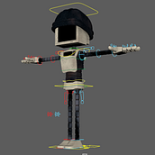 A rig que fiz durante o curso!. Un progetto di Animazione, Animazione 3D e Rigging di private_trekinho - 17.01.2025