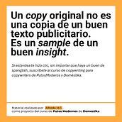 Copywriting para copywriters. Advertising, Communication, Cop, writing, Stor, and telling project by alfredoherradorc - 01.17.2025