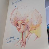 Ana's project. Colored Pencil Drawing, Drawing, Portrait Drawing, and Sketchbook project by Anastasiia - 01.17.2025