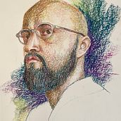 Autorretrato IX. Artistic Drawing, Drawing, Fine Arts, Traditional illustration, and Portrait Drawing project by Jorge Orlando Moctezuma Hernández - 01.17.2025