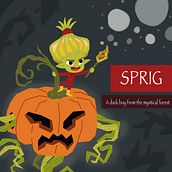 Sprig: A dark boy from the mystical forest. Digital Illustration, and Character Design project by Ksenya Savva - 01.18.2025