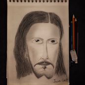 Jesus Christ. Artistic Drawing, Drawing, Portrait Drawing, Sketchbook, and Sketching project by ssimsuwat - 01.18.2025
