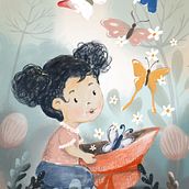 The Bright One. Digital Illustration, Character Design, Digital Drawing, and Children's Illustration project by marija - 01.18.2025