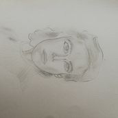 Portait femme au crayon graphite. Drawing project by jasmine973 - 01.18.2025