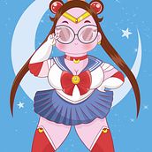 Sailor Alice. Un projet de Illustration numérique, Conception de personnages , et Dessin numérique de Jaques Cavalcanti - 19.01.2025