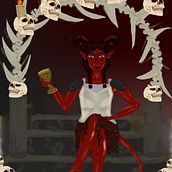 Saelem - Guardian of Avernus. Traditional illustration, and Digital Illustration project by Beatrix Fodor - 01.19.2025