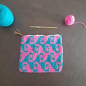 Mosaico Precolombino. Un projet de Création d'accessoires, Crochet, DIY, Art textile, Création de motifs , et Design textile de maricel_gabriela - 19.01.2025