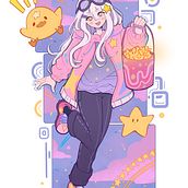 Star Princess, Celestra!  . Ilustrasi Digital proyek oleh yutsuryu - 01.19.2025