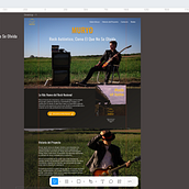 Creación de Sitio Web para mi Proyecto Musical "Muryo". Digital Product Design, No-Code Development, UX / UI, and Web Development project by Thomas Murgio - 01.20.2025