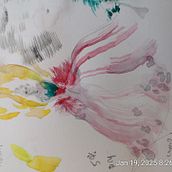 unit 1. Fashion Illustration	, Traditional illustration, and Watercolor Painting project by blankscribbles - 01.20.2025