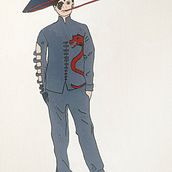 Dark Side: Tian. Drawing, Design, Character Design, Creativit, Animation, Fashion Design, and Sketchbook project by sharonabennett - 01.20.2025