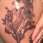 Diseño botánico final. Tattoo Design, Traditional illustration, and Botanical Illustration project by luisa az - 01.21.2025
