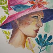 Proyecto final. Un proyecto de Bellas Artes, Ilustración tradicional, Pintura, Pintura a la acuarela, Dibujo de Retrato y Dibujo artístico de Carolina Harriague - 22.01.2025