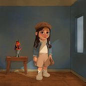 Estudio de luz Valente. Un projet de Illustration traditionnelle, Illustration numérique , et Peinture numérique de moonnkk - 22.01.2025