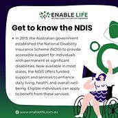 NDIS Support Services in Melbourne. Social Media project by Enable Life Disability Services - 01.22.2025