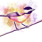Great Tit Abstract. Digital Illustration, and Drawing project by Patrick F. - 01.22.2025