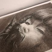 Charcoal. Een project van  Tekening, Sketchbook y  Schetsen van Kaos Käthe - 22.01.2025