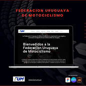 Rediseño pagina de la federacion ururguaya de motociclismo. https://www.behance.net/gallery/217019915/Rediseno-Web-FUM-Diseno-UXUI-Avanzado-Coderhouse. App Design, Digital Design, Digital Product Design, Mobile Design, UX / UI, Web Design, Design, T, pograph, and Design project by Veronica Veres - 01.23.2025