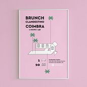 Brunch Clandestino Poster . Desain Grafis & Ilustrasi Digital proyek oleh Marta Garcia - 01.23.2025