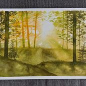 Paisagens de sonhos com aquarela Ein Projekt aus dem Bereich Malerei und Aquarellmalerei von Míriam Medeiros Strack - 23.01.2025