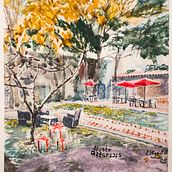 'invierno' [ acuarela | watercolour — 23 de Enero, 2025] by.por #ilustrArístides = #DesignGetstheBESTofMe (:. Sketching, Drawing, Traditional illustration, Architectural Illustration, Watercolor Painting, and Sketchbook project by ilustrArístides - 01.23.2025