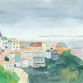 Paisajes urbanos en acuarela. Un progetto di Pittura ad acquerello, Belle arti e Illustrazione architettonica di Pamela Casas Barría - 24.01.2025
