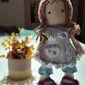 Lily Ann ❤️. Amigurumi, Arts, Crafts, Crochet, Fiber Arts, Textile Design, To, and Design project by carolina.holcombc - 01.24.2025