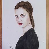 Il mio progetto del corso: Ritratto ad acquerello a partire da una fotografia. Portrait Drawing, Traditional illustration, and Watercolor Painting project by Marzia Sar - 01.24.2025