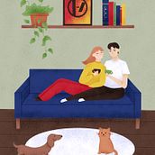 ket & hiro. Digital Drawing, Digital Illustration, Drawing, and Traditional illustration project by Kethelyn Regina - 01.24.2025