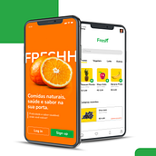 Freshi Hortifruti (Introdução ao UI Design). Un proyecto de Diseño, Diseño de apps, Diseño interactivo, Diseño mobile y Diseño Web de Thiago Henrique - 25.01.2025