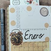 El tic tac de Enero . Ilustrație tradițională, Arte și meșteșuguri, Arte plastice, Scrisori, Schițe, Creativitate, Desen, DIY, Scriere manuală, Caiet de schițe, Management și productivitate, Afaceri și Atenție de Joela Cervantes - 01.25.2025