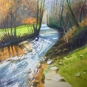 Proyecto Curso Richard Torn. Naturalistic Illustration, Painting, Sketching, Watercolor Painting, and Fine Arts project by maria_f_1 - 01.25.2025
