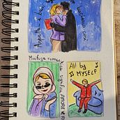 Dal diario all'illustrazione. Fine Arts, Sketching, Creativit, Drawing, Sketchbook, and Mindfulness project by fabrizia_lap - 01.26.2025