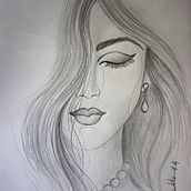 Portrait Sketch. Un proyecto de Dibujo artístico, Dibujo, Dibujo de Retrato, Sketchbook y Bocetado de Anindita Dey - 27.01.2025