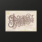 Farewell Postcard Ein Projekt aus dem Bereich Kalligrafie, Digitales Lettering, Grafikdesign, Lettering, Verpackung und Plakatdesign von ayres_ricardo - 27.01.2025