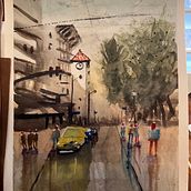 Proyecto final . Pictură în acuarelă, Arte plastice & Ilustrație arhitecturală de Ana Echenique - 01.28.2025