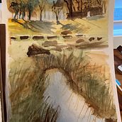 Final project . Arte plastice, Pictura și Pictură în acuarelă de Ana Echenique - 01.28.2025