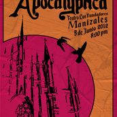 Proyecto - Diseño de Poster para Eventos - Apocalyptica 2012. Creativit, Design, Digital Design, Graphic Design, Poster Design, T, pograph, Vector Illustration, and Lettering project by Luis Miguel Gómez Sanz - 01.28.2025