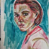 Proyecto final @ale_casanova. Un proyecto de Bellas Artes, Pintura y Pintura a la acuarela de Carolina Harriague - 28.01.2025