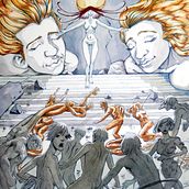 ASCEND. Traditional illustration, Painting, and Watercolor Painting project by Augustin labbey - 01.28.2025
