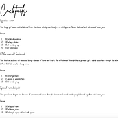 cocktails with a twist . Beverages project by anikaclarke1 - 01.29.2025