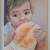 Moja córka . Artes plásticas, Pintura, e Pintura a óleo projeto de Sylwia Liśkiewicz Wojciechowska - 29.01.2025