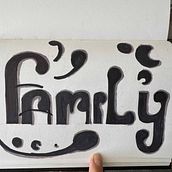 Mi proyecto del curso: Cuaderno tipográfico con lettering manual. Un progetto di Creatività, Disegno, H, lettering, Lettering, Sketchbook e Bozzetti di Raquel Calderón de la Barca Palacios - 29.01.2025