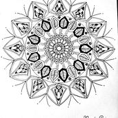 Mandala mariposas NR. Un progetto di Disegno, Illustrazione con inchiostro, Arte Terapia, Meditazione e Mindfulness di Nuvia Reina - 29.01.2025